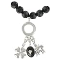 Quiges Charms Anhänger Versilbert Frosch für Bettelarmband