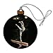 Female Gymnast on Vault Pommel Horse Gymnastics Wood Christmas Tree Holiday Ornament