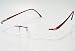 SILHOUETTE Colorama Eyeglasses 6052 Red Chassis 7622 Optical Frame