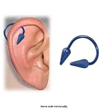 Cartilage Tragus Blue Titanium Twister Earrings - 18 Gauge