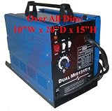 Dual 25-85 AMP Flux Mig Wire Core Welder Welding Gas No Gas 110 Volt