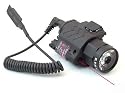 Instapark RAS RIS Rail Mounted Tactical High output 3Watt LED Flashlight w/ Laser Sight