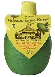 Dream Foods International Volcano Lime Burst, 6.7-Ounce Containers (Pack of 12)