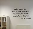 Dr seuss Today you are you wall art vinyl decals stickers love kids bedroom