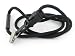 Black Optibraid Round Break-Away Lanyard with Bulldog Clip. Sold Individually