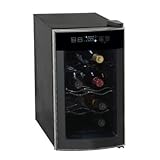 (Best choice) Best buy for AVANTI 8 BOTTLE THERMOELECTRIC WINE COOLER - BLACK CABINET W/STAINLESS STEEL FRONT FINISH AND GLASS DOOR
