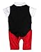 stylesilove.com Baby Boy Bowtie Cartoon Photo Prop Romper Onesie (100/18-24 Months) White