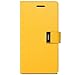 GOOSPERY Rich Wallet for Apple iPhone 6S Plus Case (2015) iPhone 6 Plus Case (2014) Extra Card Slots Leather Flip Cover - Yellow