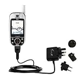 International Wall / AC Charger for the LG CU320 - Gomadic Brand w/ TipExchange Technology