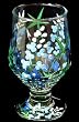 Texas Bluebonnets Design - Hand Painted - High Ball - All Purpose Glass - 10.5 oz.