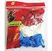 Red, White & Blue Latex Balloons - Opaque (bag of 100)