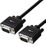 VGA Male to Male 5 Metre Black Cable for PC Laptop to TFT Monitor LCD TV Lead