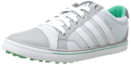 adidas Women's W Adicross IV Golf Shoe, Clear Grey/FTW White, 10 M US