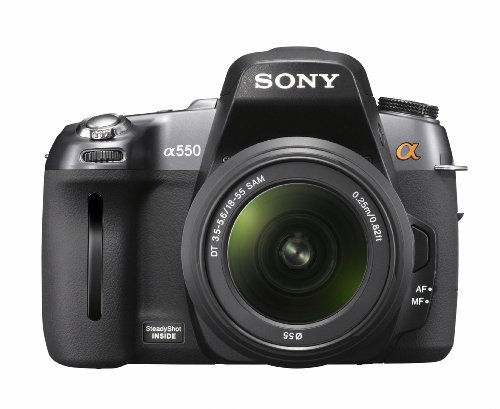 Sony Alpha DSLR-A550L 14.2MP Digital SLR Camera with 18-55mm Lens