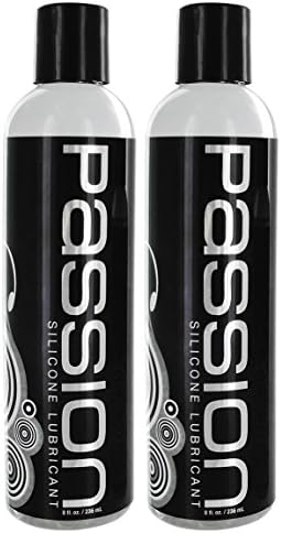 2 Pack Passion Silicone Lube, 8 oz.