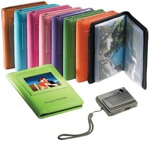 -CTravel Book Photo Album with Wallet Leather: Synthetic, Color: Tan