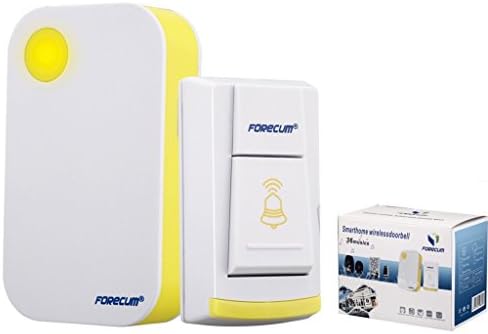Aweek® Forecum 4 Cordless Remote Wireless Digital Doorbell Wireless Smart Doorbell with Single Receiver 36 Polyphony Sounds