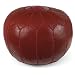 Moroccan Pouf, Pouffe, Ottoman, Poof, Color : Dark Red