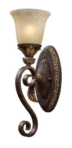 Click To Elk 2150/1 Regency 1-Light 6-Inch Width by 18-Inch Height Wall Sconce In Burnt Bronze Details... Elk 2150/1 Regency 1-Light 6-Inch Width by 18-Inch Height Wall Sconce In Burnt Bronze