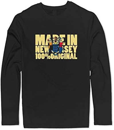 MWWERS Men's Made In New Jersey State T-shirts M Black