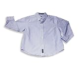 E-Land - Boys Long Sleeve Shirt, Blue, White