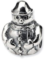 Reflections(tm) Sterling Silver Snowman Bead / Charm