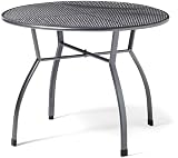 Greemotion 416510 Tisch Toulouse, feine Masche, 100 cm, eisengrau