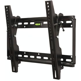 VideoSecu Mounts Tilting Wall Mount for 23" 24" 26" 27" 32"37" Plasma and LCD LED HDTV TVs Monitor Flat Panel Screen Display Max Load capacity up to 135 lbs Built-in bubble level