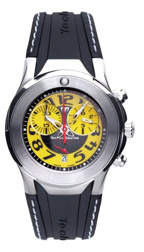 TechnoMarine M04 Diva Dimitri Chronograph with Stitched Rubber Strap Watch