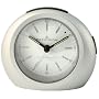 Precision MSF Radio Controlled Alarm Clock, Silver Case