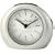 Precision MSF Radio Controlled Alarm Clock, Silver Case