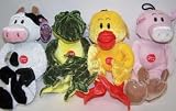 Vo-Toys Soft and Cuddle Plush Animals Assorted Dog Toy Each
