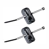 2 x Cable holder stick on clip for bike brake and gear cable tidy 3M