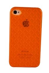 Orange Diamond Hex iPhone 4S Case (Compatible with Apple iPhone 4S, iPhone 4)