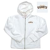 San Francisco Giants MLB Girls Lucky Full Zip Hooded Jacket (White)