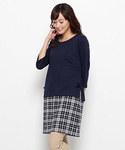 SHOO・LA・RUE(シューラルー)チェック切り替えドッキングワンピース