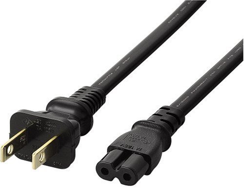 ELECOM メガネ型のコネクタ(ノートパソコン等)電源コード 0.2m T-PCM202