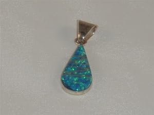 Blue Opal Fashion Jewelry Pendant - PD-0036