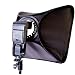 CowboyStudio Photo / Video 16 inch Speedlight Flash Softbox with L-Bracket, Shoe Mount and Carry Case