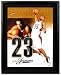 NBA Lebron James Autographed Cleveland Cavaliers Home/White Jersey Numbers Piece - (UDA)
