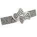 Crystal Bow Barette Clip
