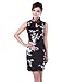 JTC(TM) Cheongsam Chinese Dress Han Costume Sleeveless Qipao Skirt 4 Colors