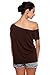 ANGVNS Off Shoulder White Cotton Top T-shirt Blouse ¡­