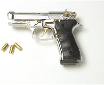 Firat Compac 92 Blank Firing Replica Gun Nickel/Gold Engraved