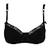 D&G Dolce & Gabbana Black Mesh Padded Bra w/Logo 38