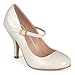 Journee Collection Womens Patent Round Toe Mary Jane Pumps