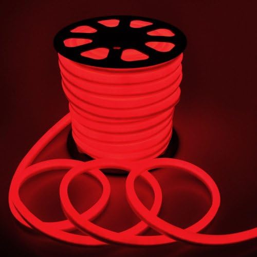 150 Foot Flexible LED Neon Rope Light (Red)