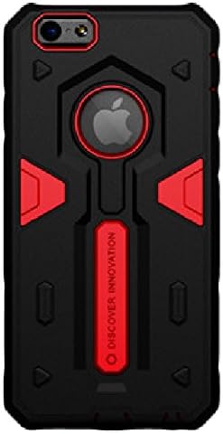 SPJ: Apple iPhone 6 - 4.7" Hybrid Heavy Duty Double Protection Hard Cover Shockproof Case (Red)