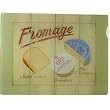 Fromages Cheese Theme Heavy thick glass tempered large cutting board, European design