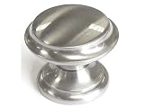 Top Knobs - M1303 - Flat Top Knob in Brushed Satin Nickel - Asbury Collection